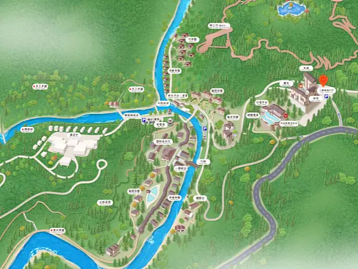 凉州结合景区手绘地图智慧导览和720全景技术，可以让景区更加“动”起来，为游客提供更加身临其境的导览体验。